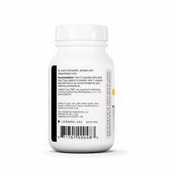 Indolplex bottle label close-up highlighting gluten-free and dairy-free formulation