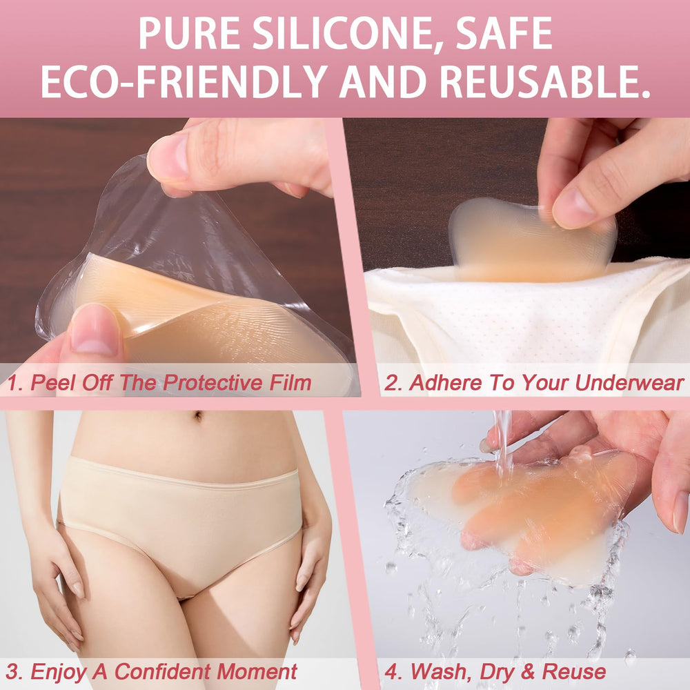 Inefticism camel concealer toe cover reusable washable pads save money and reduce waste.