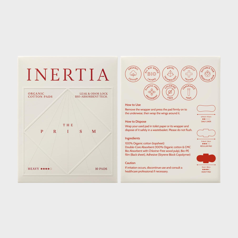 Inertia Prism White 10-count pack ready for daily use