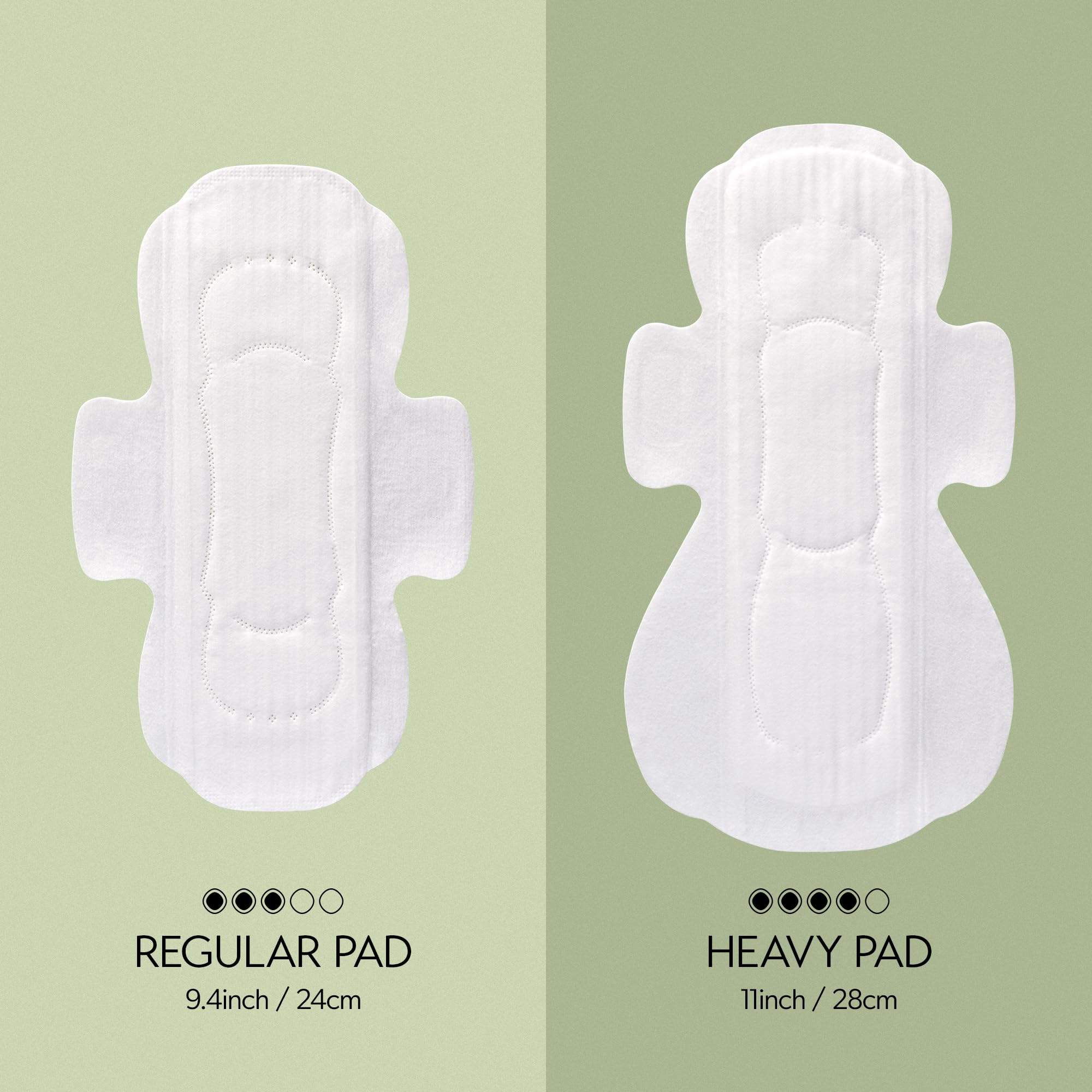 Inertia Prism White 40-count packaging image emphasizing bulk-free, heavy-absorbency protection.