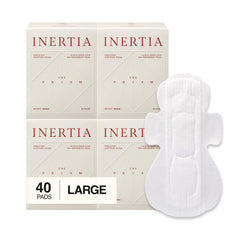Inertia Prism White packaging close-up highlighting premium design and discreet protection.