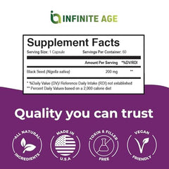 Infinite Age capsules being poured to illustrate easy daily use.