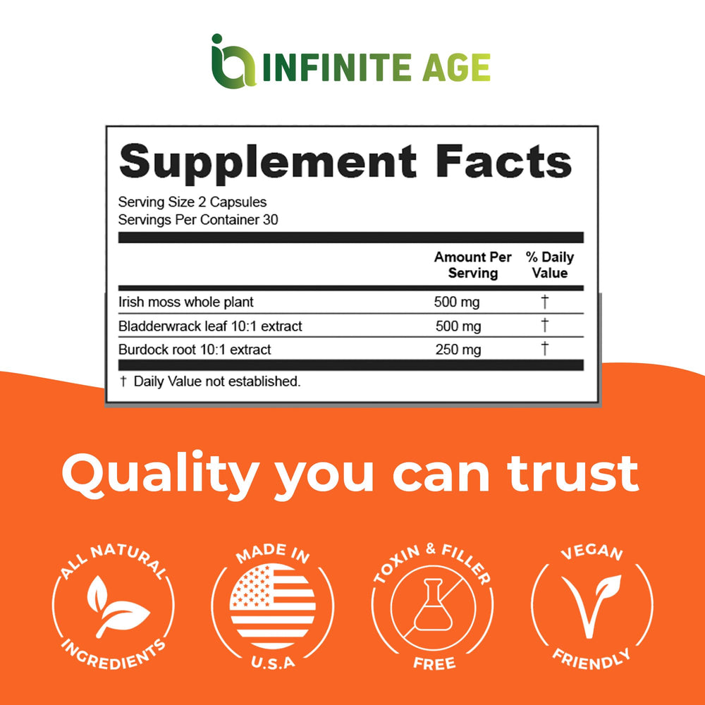 INFINITE AGE new green bottle packaging signals updated look and product consistency.