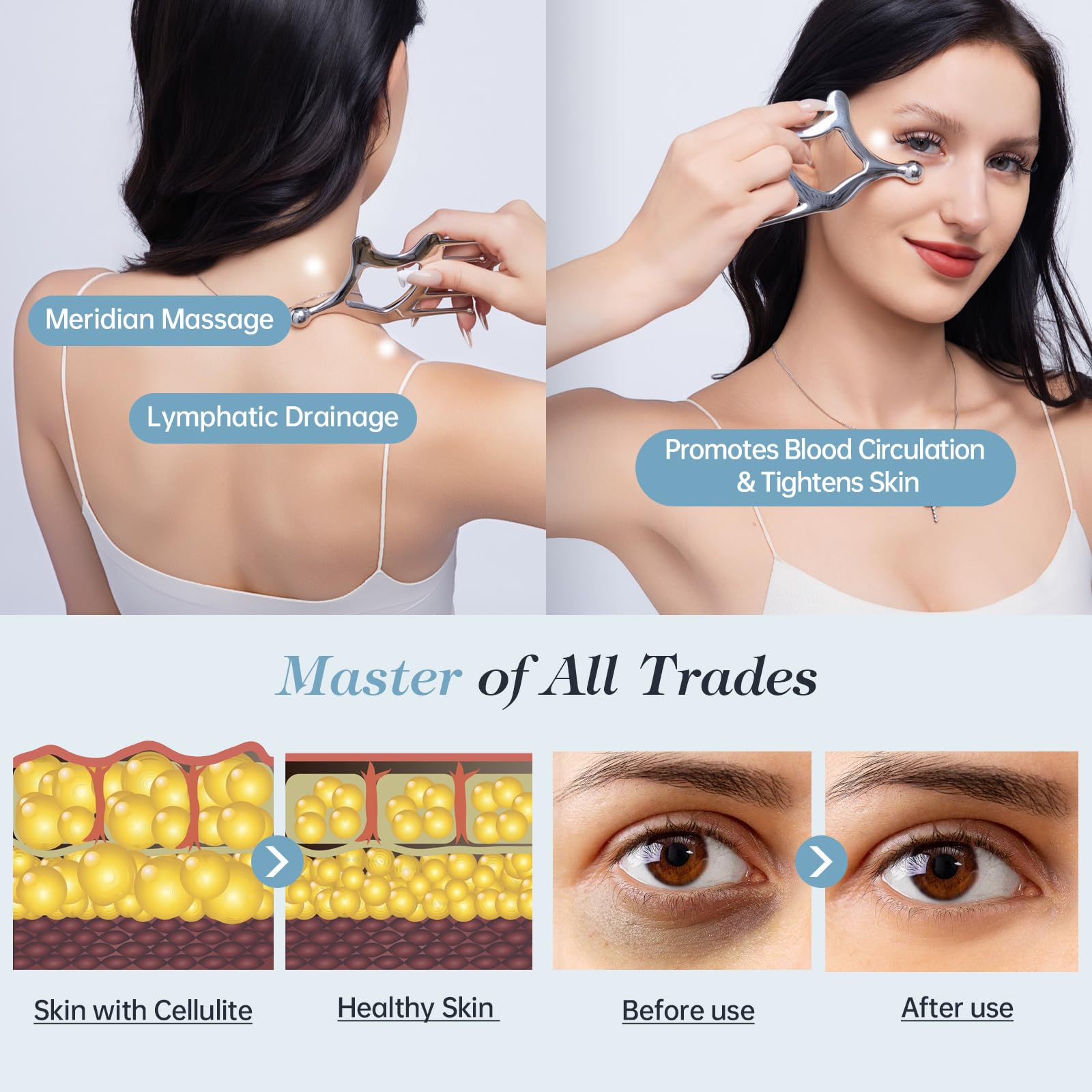 InfiniteRelax neck-shoulder relief in minutes with targeted percussive-like pressure.