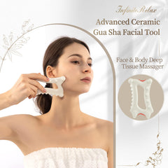 InfiniteRelax facial neck body massage gua sha for smoother skin and contour
