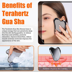 Infinitorelax Terahertz Guasha para drenaje linfático facial suave y eficiente