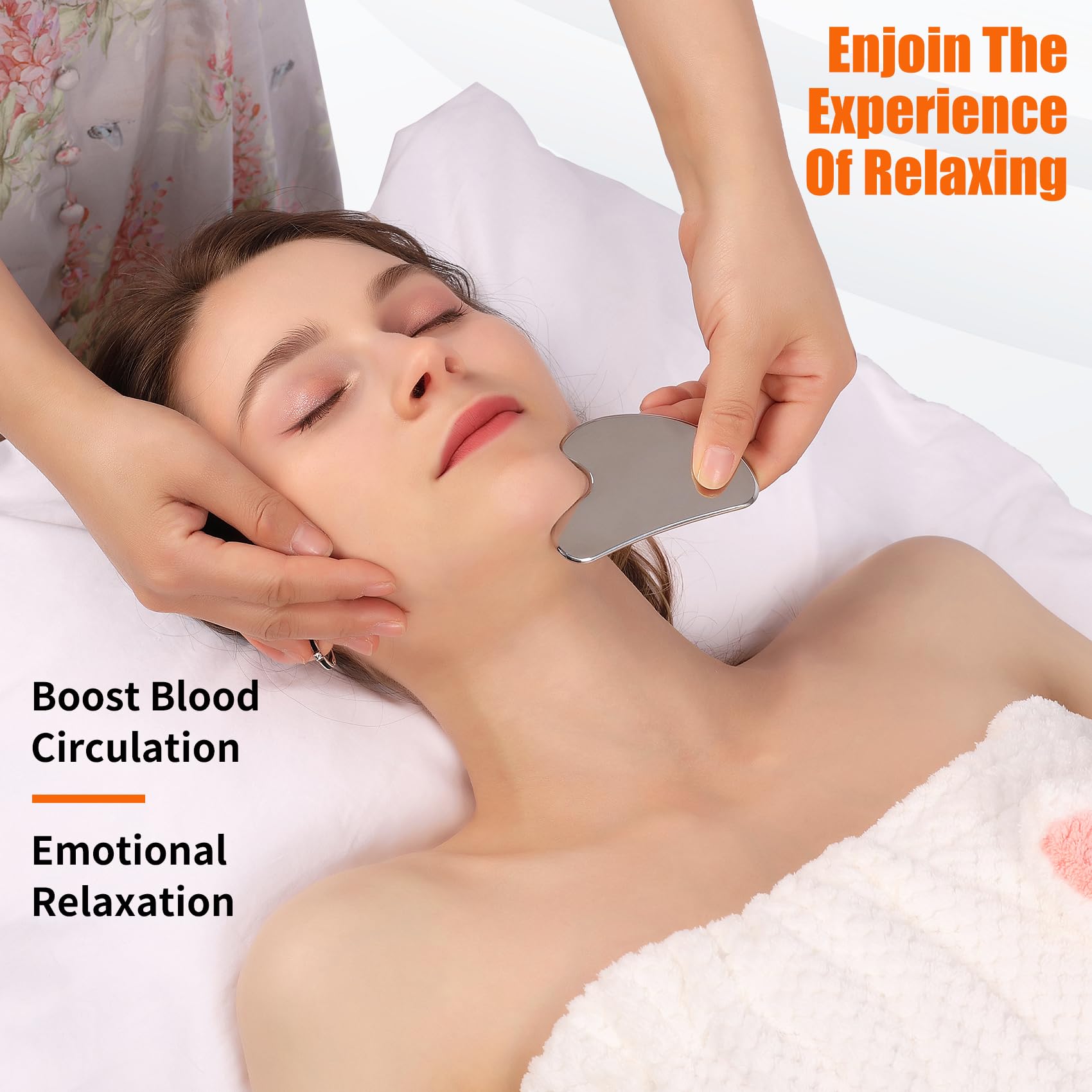 InfiniteRelax arms gua sha versatile body tool for skincare routines