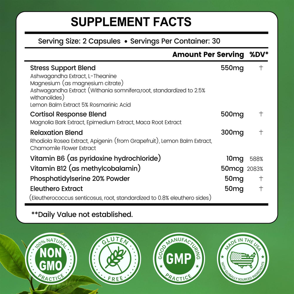 inGreens ashwagandha capsules support stress resilience and calmer routines.