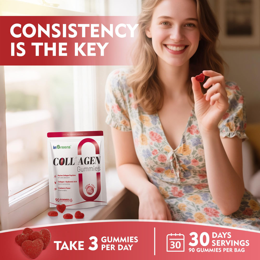 inGreens Collagen Gummies made in USA label signals quality and testing