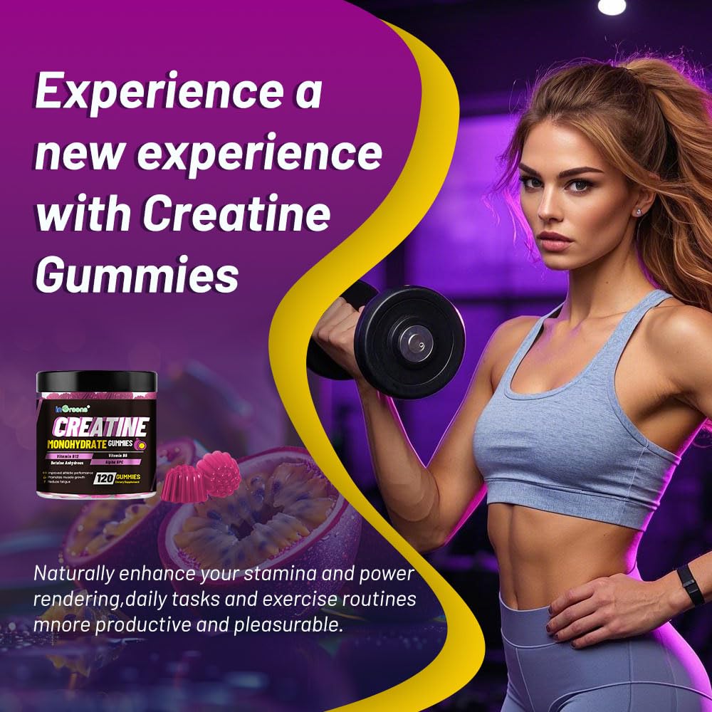 gummies being poured from a container to illustrate portability for workouts