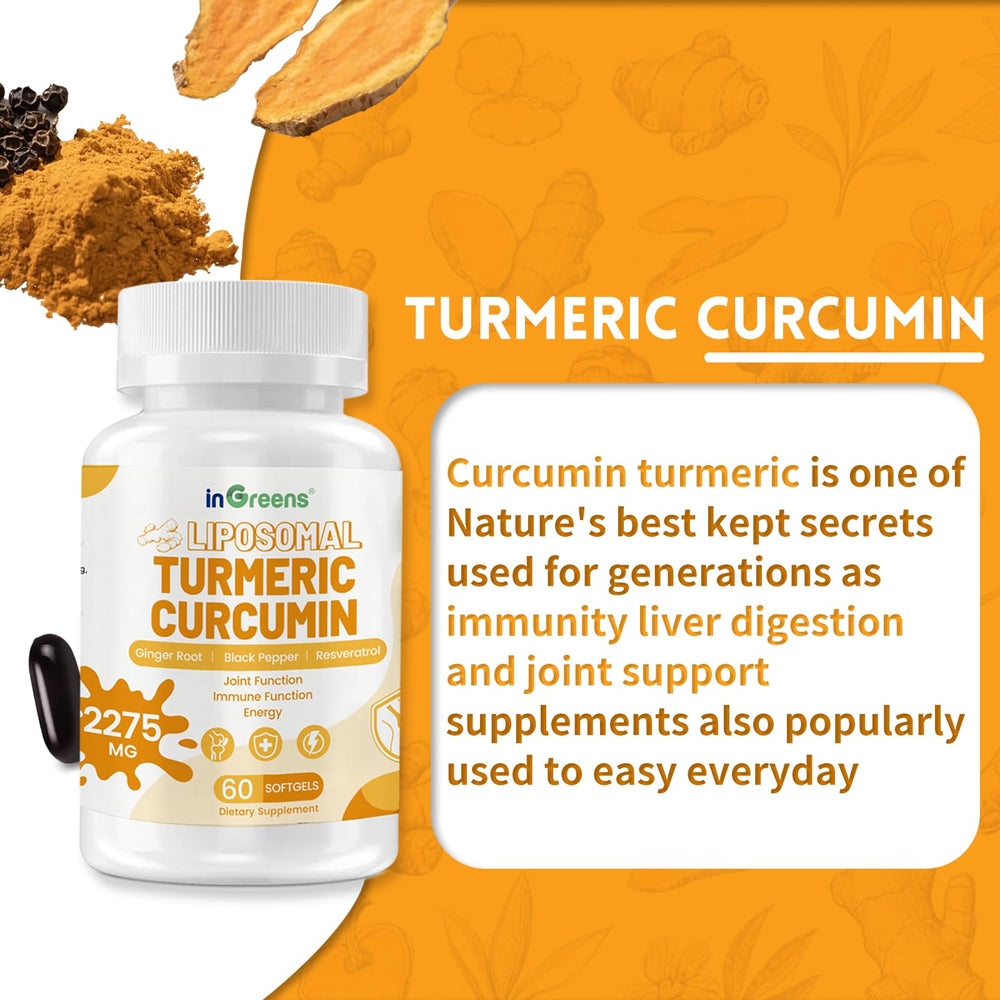 inGreens 95% curcumin label emphasizes potency and concentration