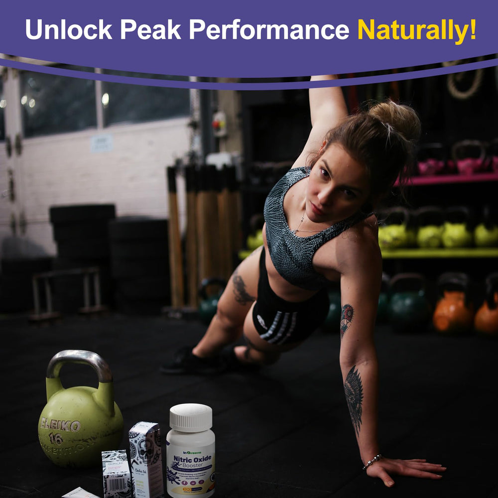 inGreens Nitric Oxide capsules ready for daily use in routine