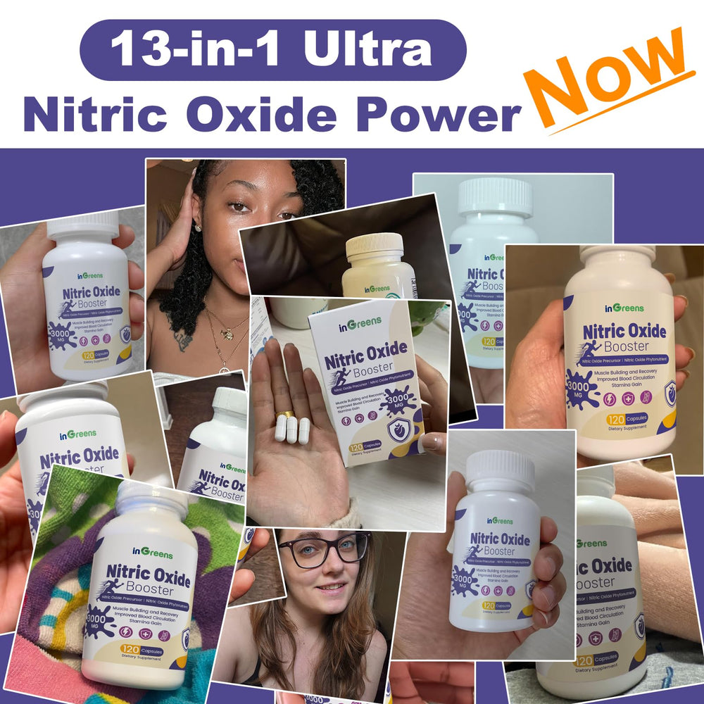 inGreens Nitric Oxide supports workout energy and circulation during gym sessions