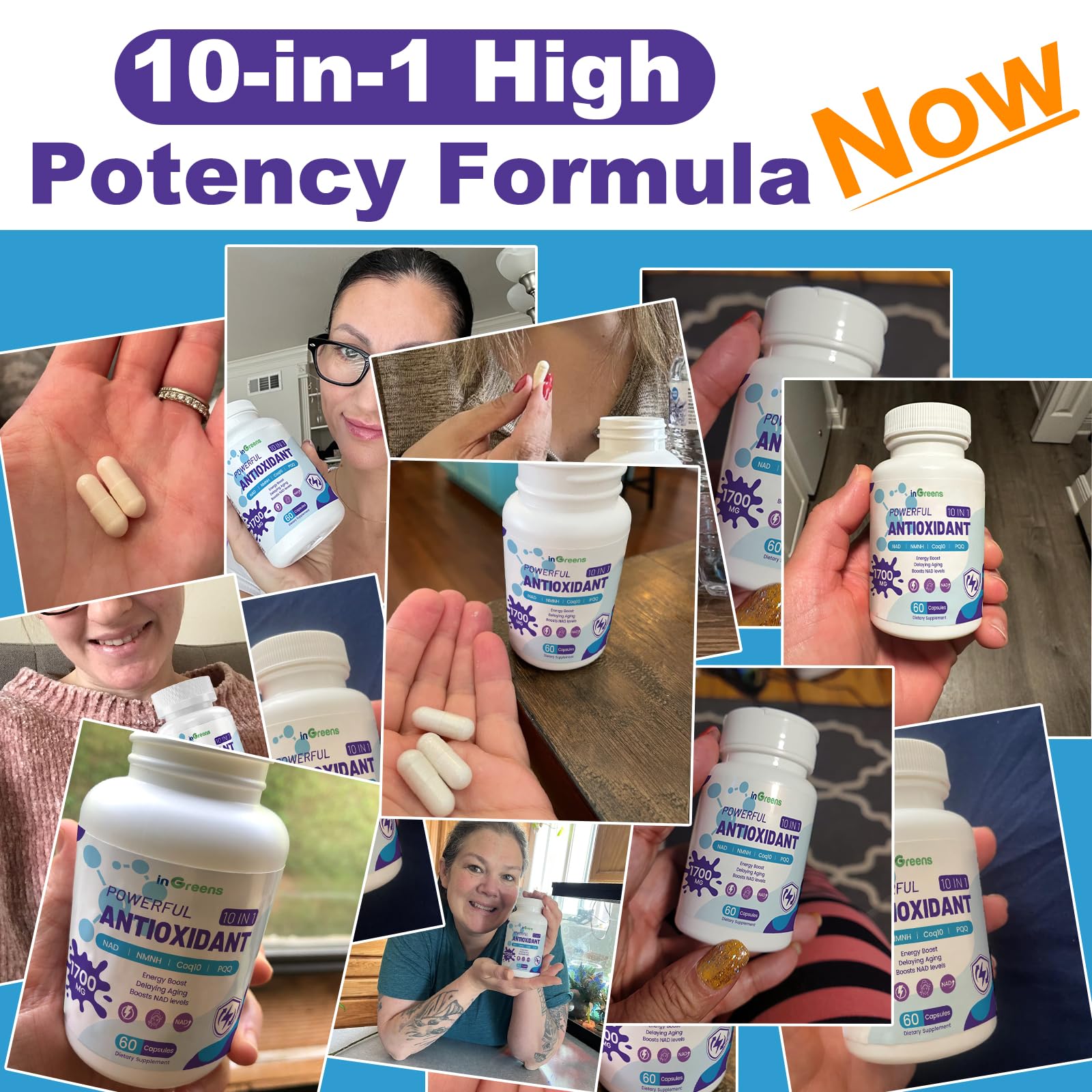 inGreens non-GMO gluten-free badge on label.