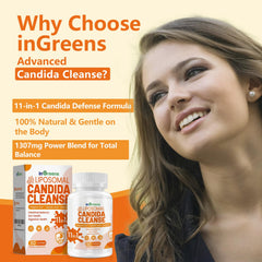 Close-up of inGreens probiotic and digestive enzyme blend for digestion support