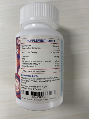 inGreens Urolithin A capsules closeup showing glossy softgels.