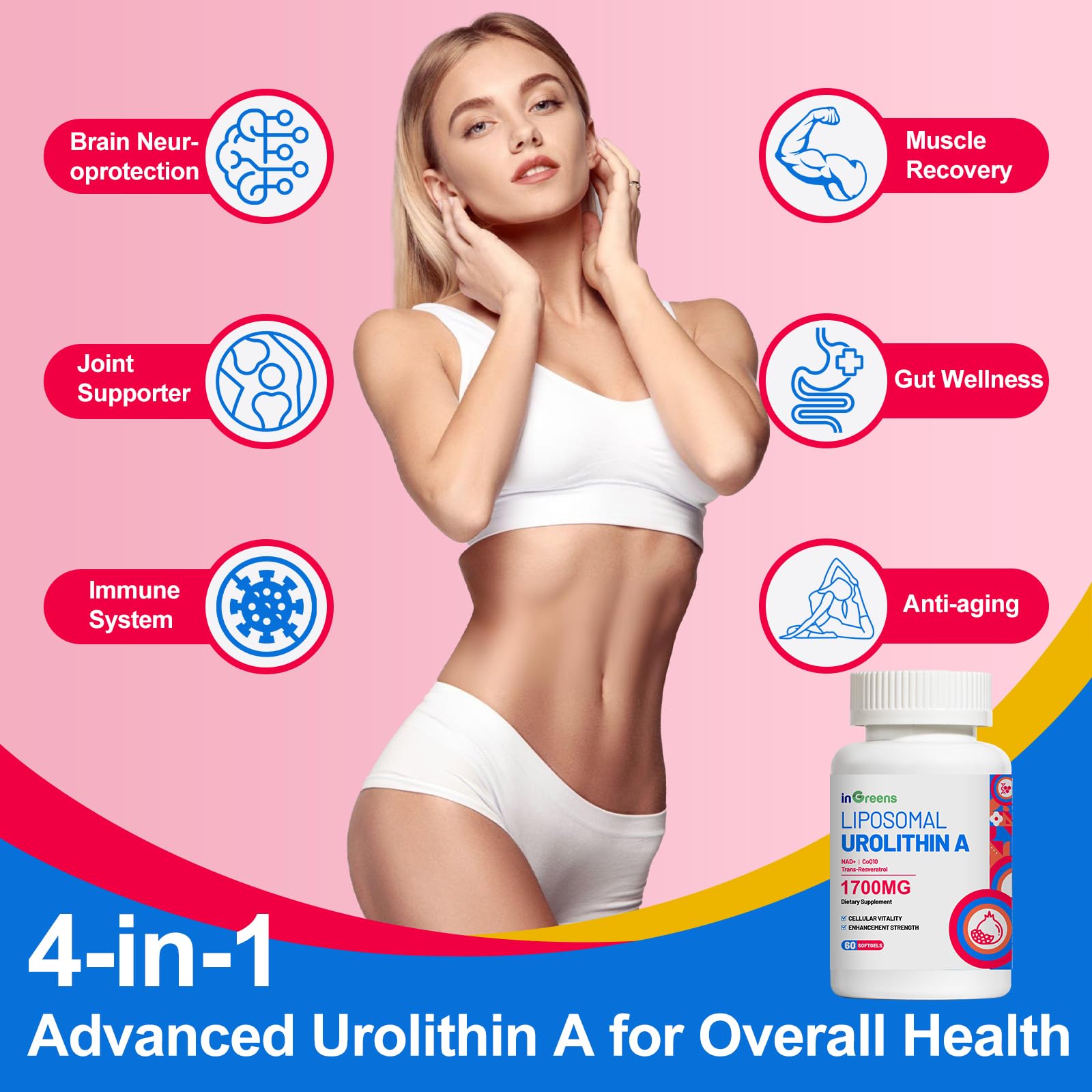 inGreens Urolithin A trans-resveratrol icon for antioxidant synergy.