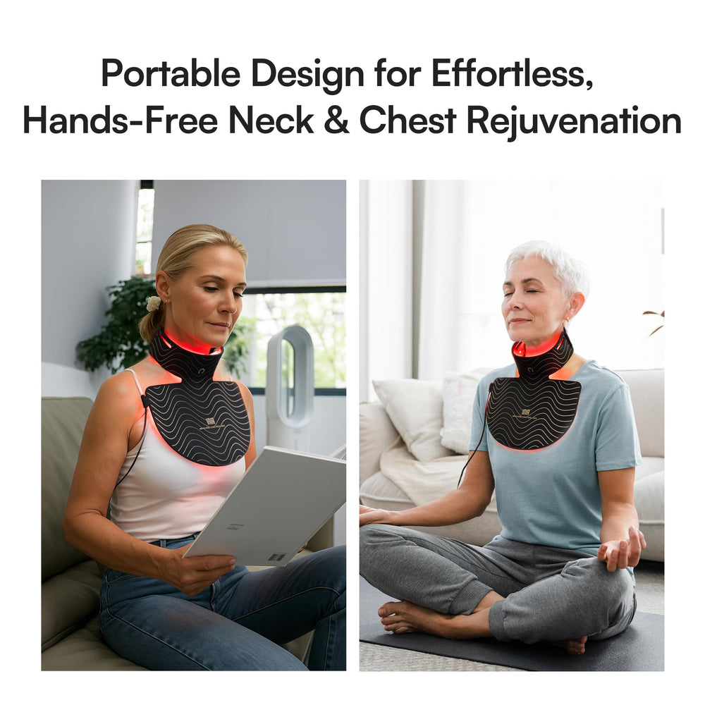 INIA rechargeable controller enables 10/20/30-minute sessions hands-free.