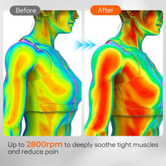 INKEER massager offers five speeds to adjust intensity and depth.