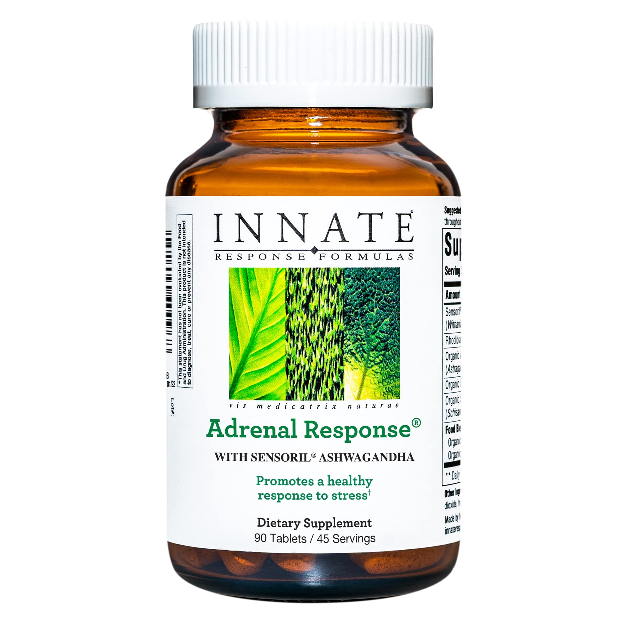 Innate Response Adrenal bottle front showing daily stress support concept