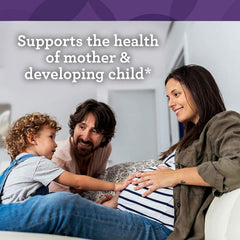 Nutrition label visible on Innate Response Baby & Me Multivitamin for vitamins and minerals.