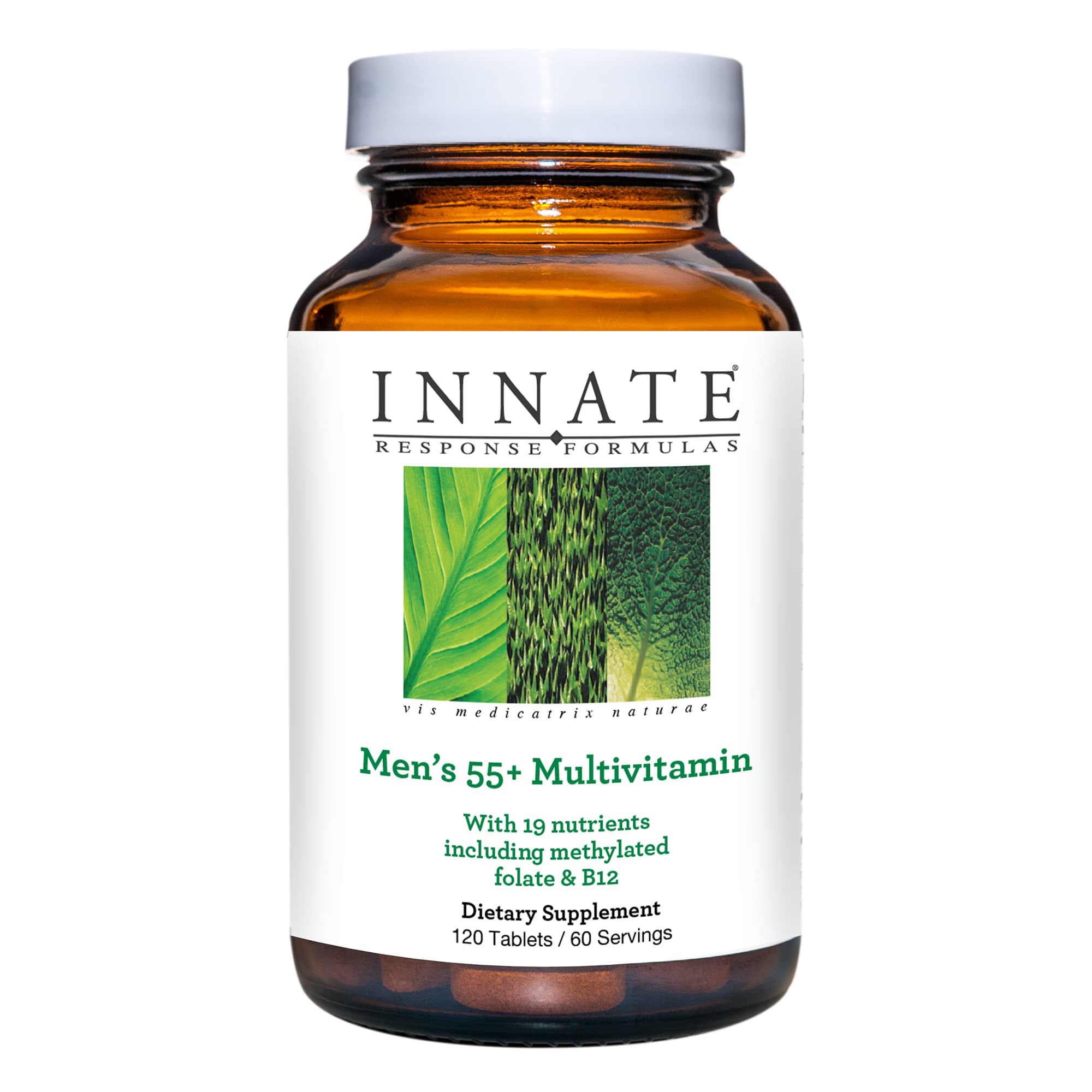 Innate Response Formulas Men’s 55+ multivitamin bottle front for daily wellness
