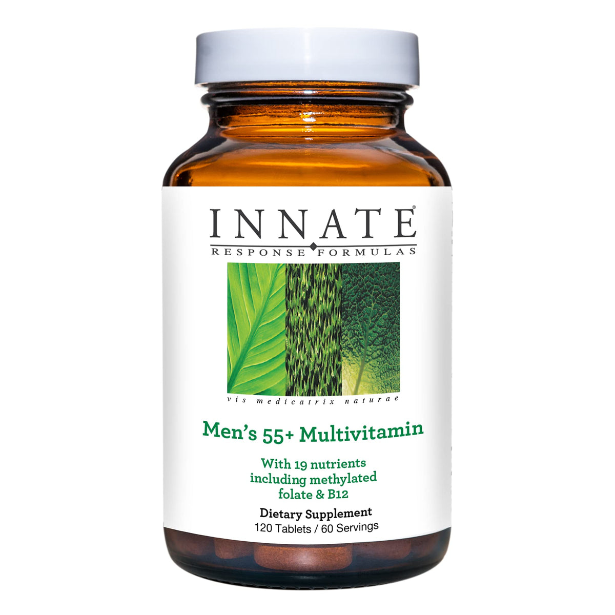 Innate Response Formulas Men’s 55+ multivitamin bottle front for daily wellness