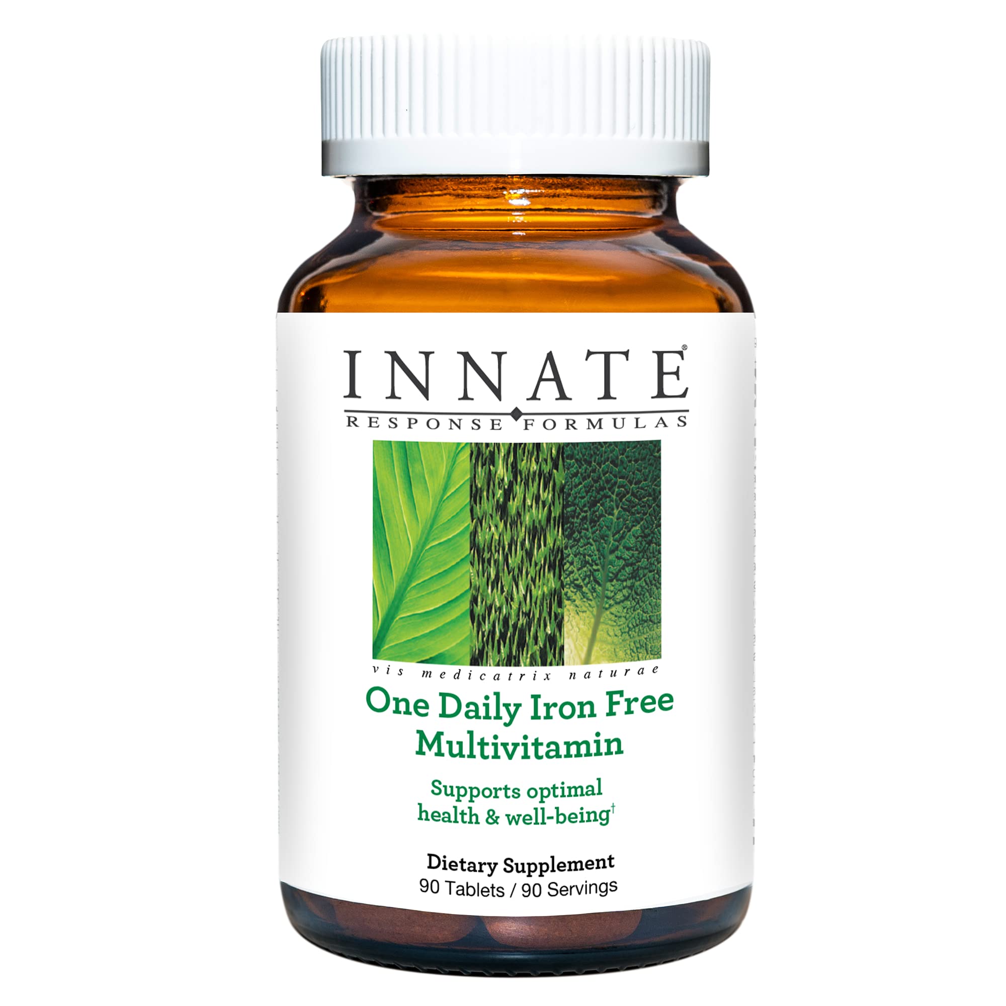 Innate Response Formulas One Daily Without Iron bottle front for convenient daily wellness.