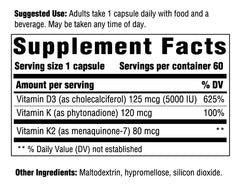 Innate Response Formulas Vitamin D3 5000 IU packaging hero on shelf