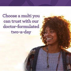 Close-up of tablets from Innate Response Formulas 55+ multivitamin for easy daily intake.
