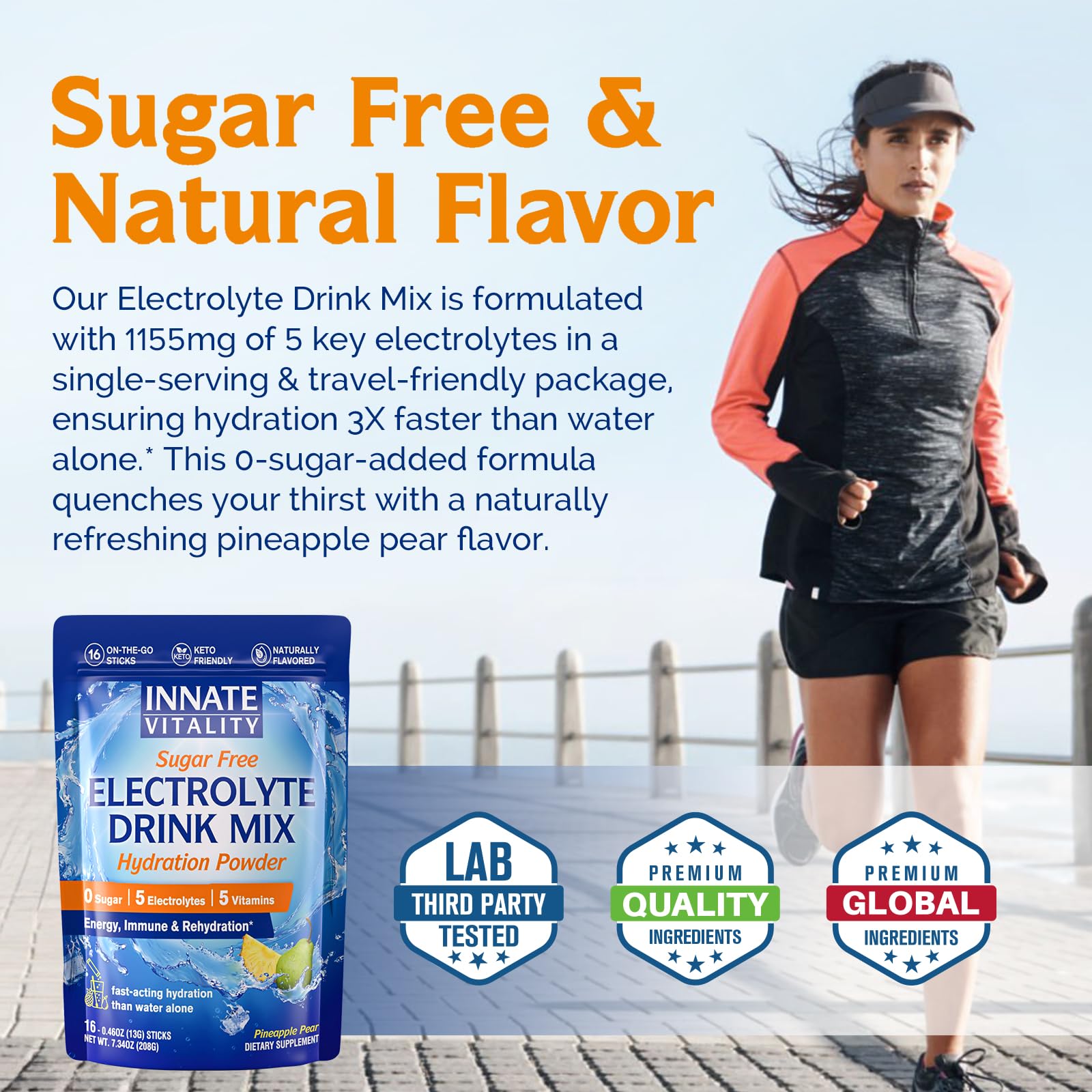 Made in the USA Innate Vitality electrolyte packets