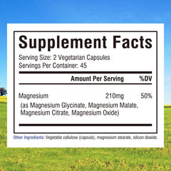 Innate Vitality Magnesium Complex capsules close-up showing easy-to-swallow form