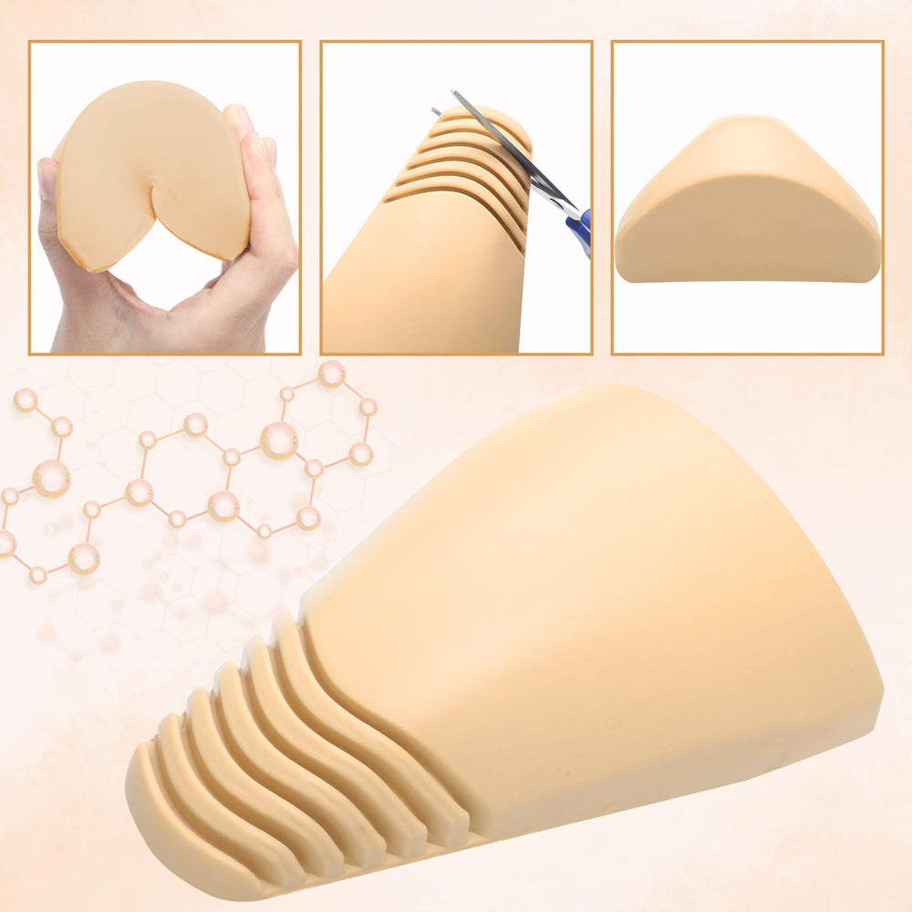 Innconee large cuttable toe inserts with a clear cutting line for custom fit