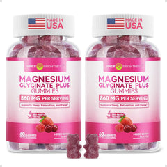 Inner Brightness Magnesium Glycinate Plus Gummies bottle for easy daily intake and sleep support