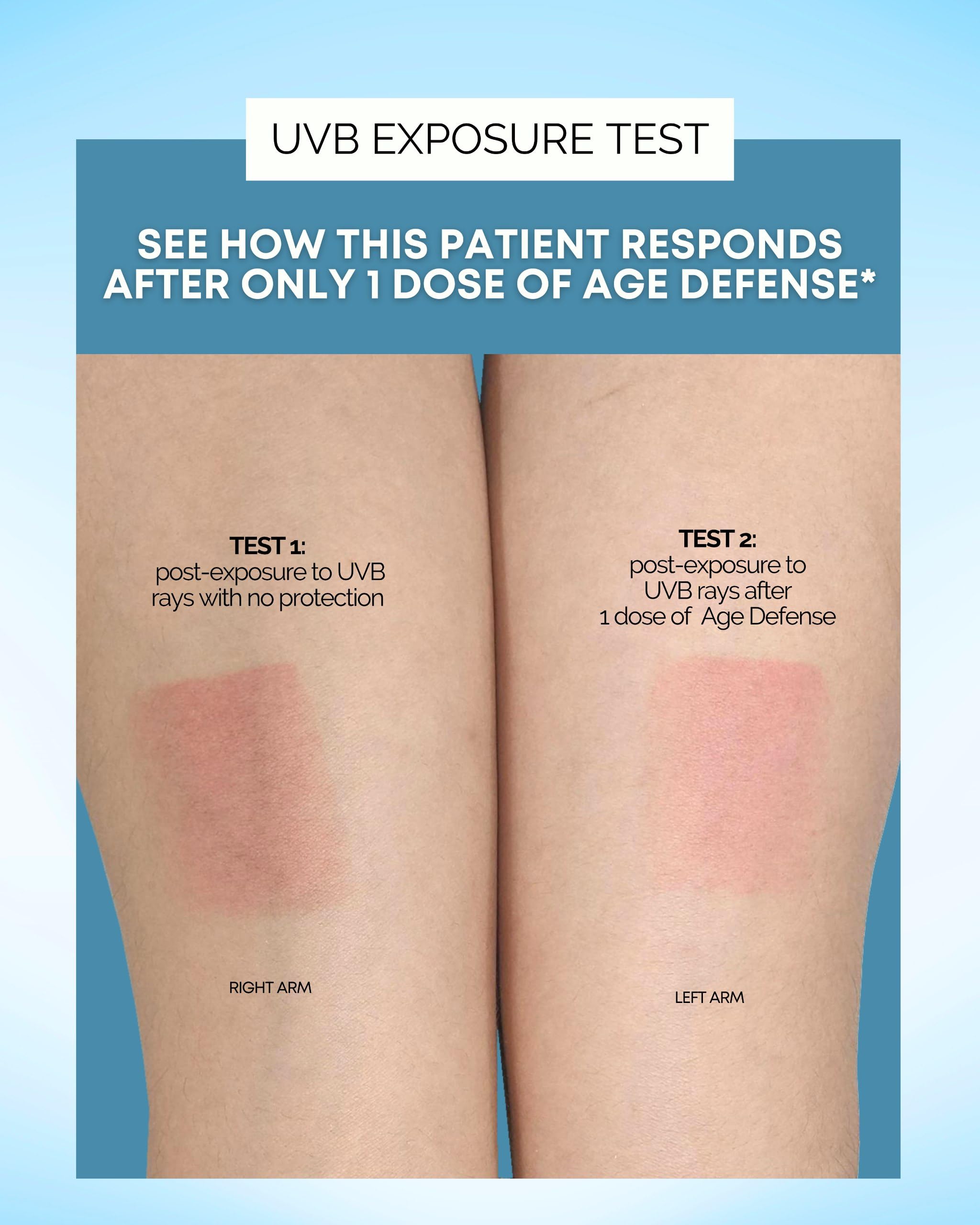 Inner Glow Age Defense travel pack ready for trips and on-the-go use.
