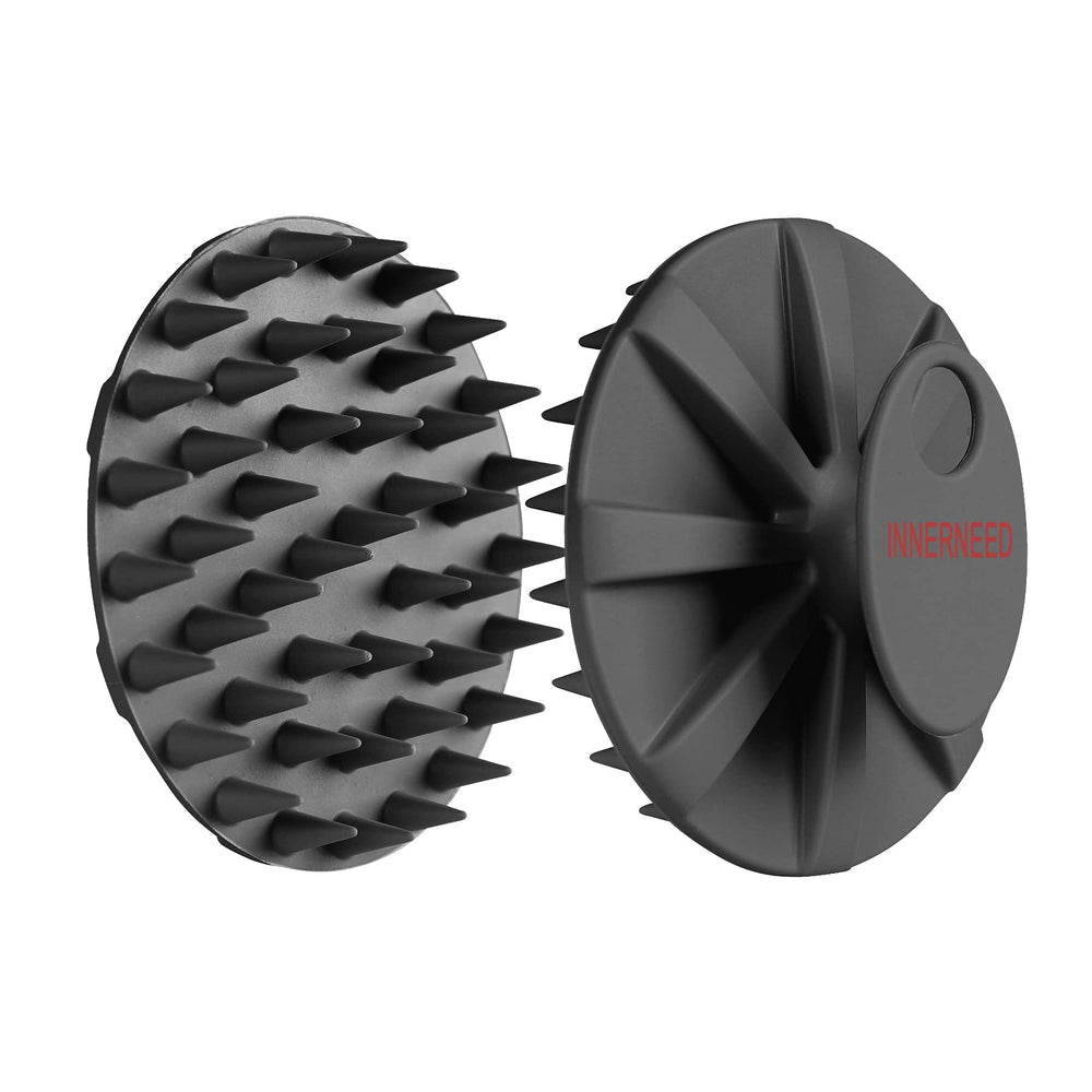INNERNEED scalp massager brush suits all hair types and lengths.