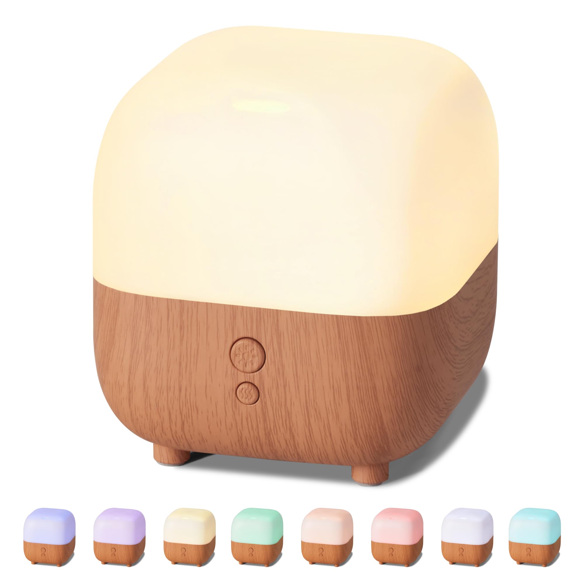 InnoGear 150ml diffuser with ambient LED light for a calming desk ambience