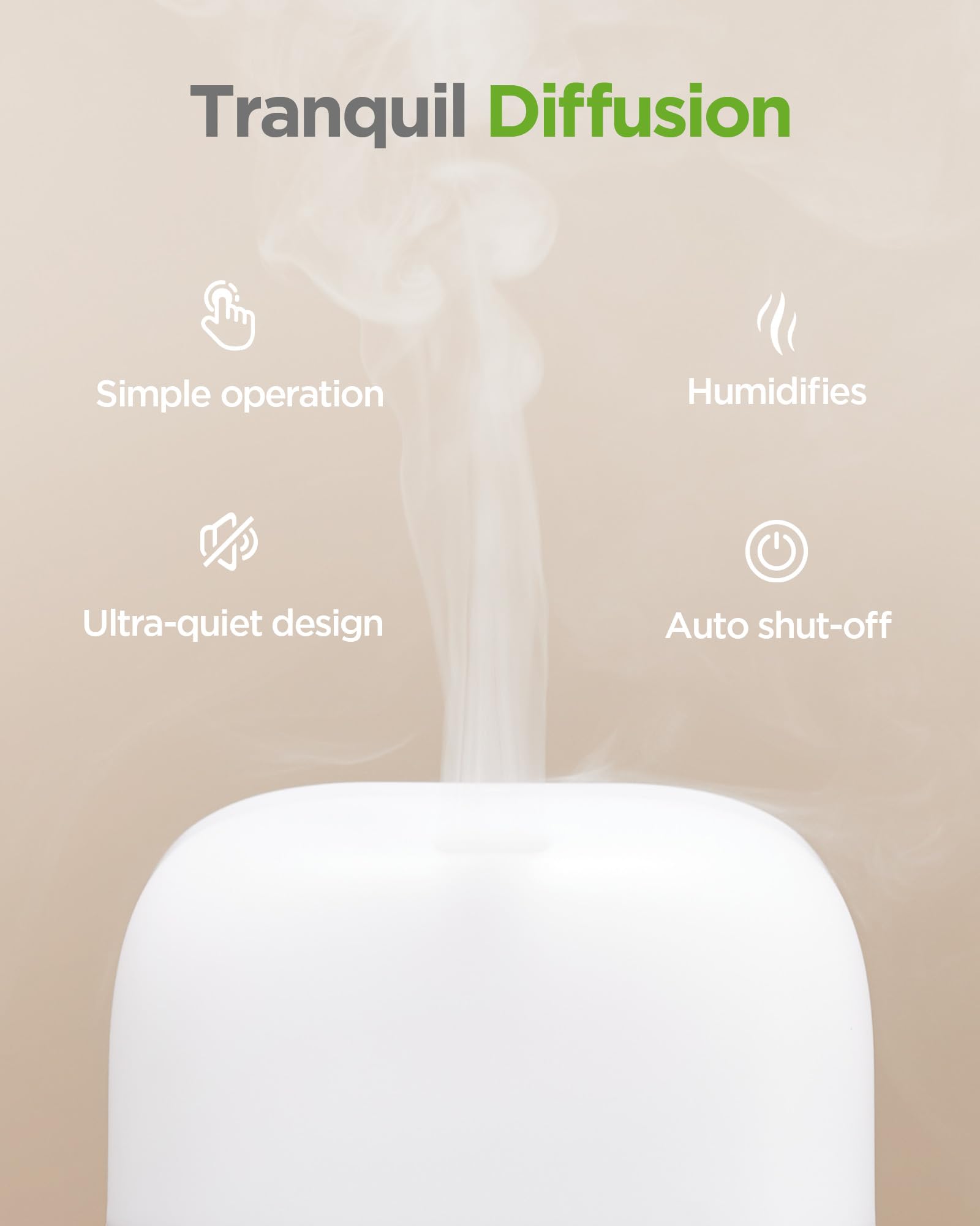 InnoGear 5-in-1 aromatherapy diffuser showcasing versatile modes for mood rituals