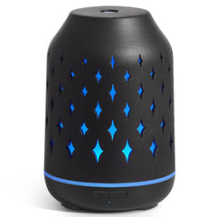 InnoGear aromatherapy diffuser with ceramic cover adds stylish ambiance and soft lighting.