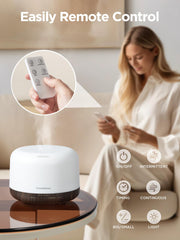 InnoGear diffuser ambient light with eight color options for mood lighting