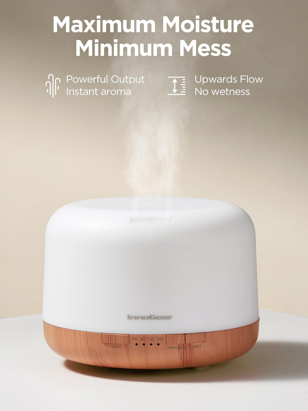 Long runtime up to 18 hours suits all-day or overnight use.