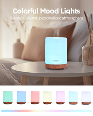 InnoGear aroma diffuser auto-off ensures safe use when water runs low.
