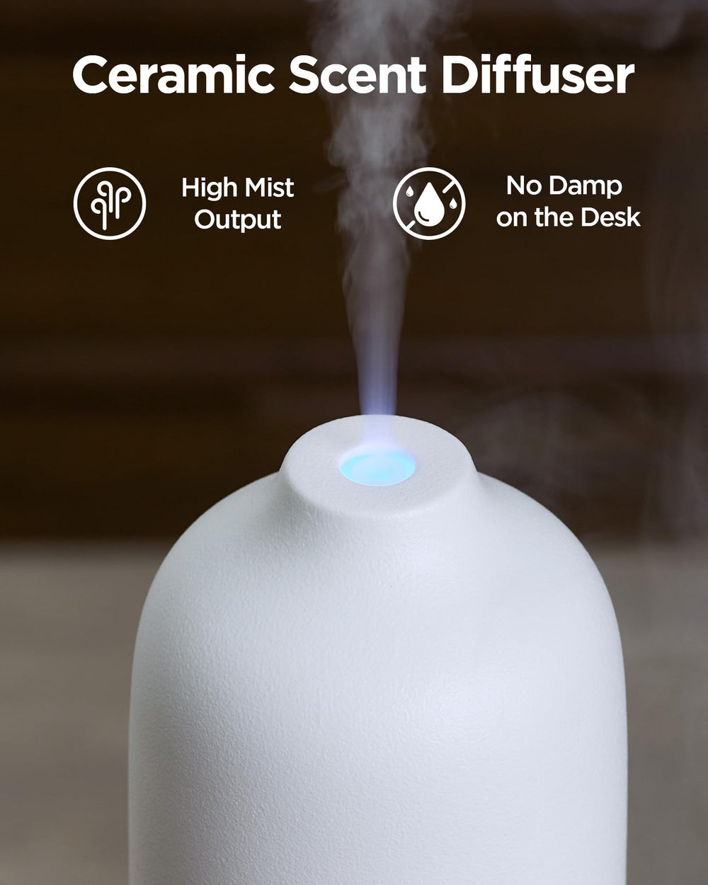 InnoGear diffuser auto-off ensures safety when water runs low.