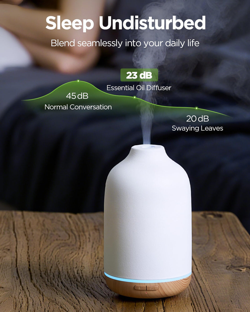 InnoGear diffuser doubles as nightlight with soft LED glow.