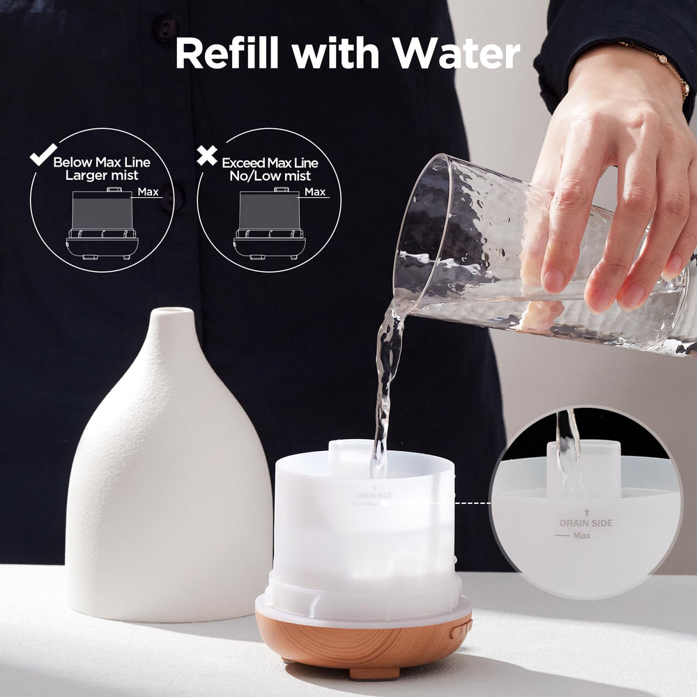 InnoGear compact diffuser doubles as humidifier and night light.