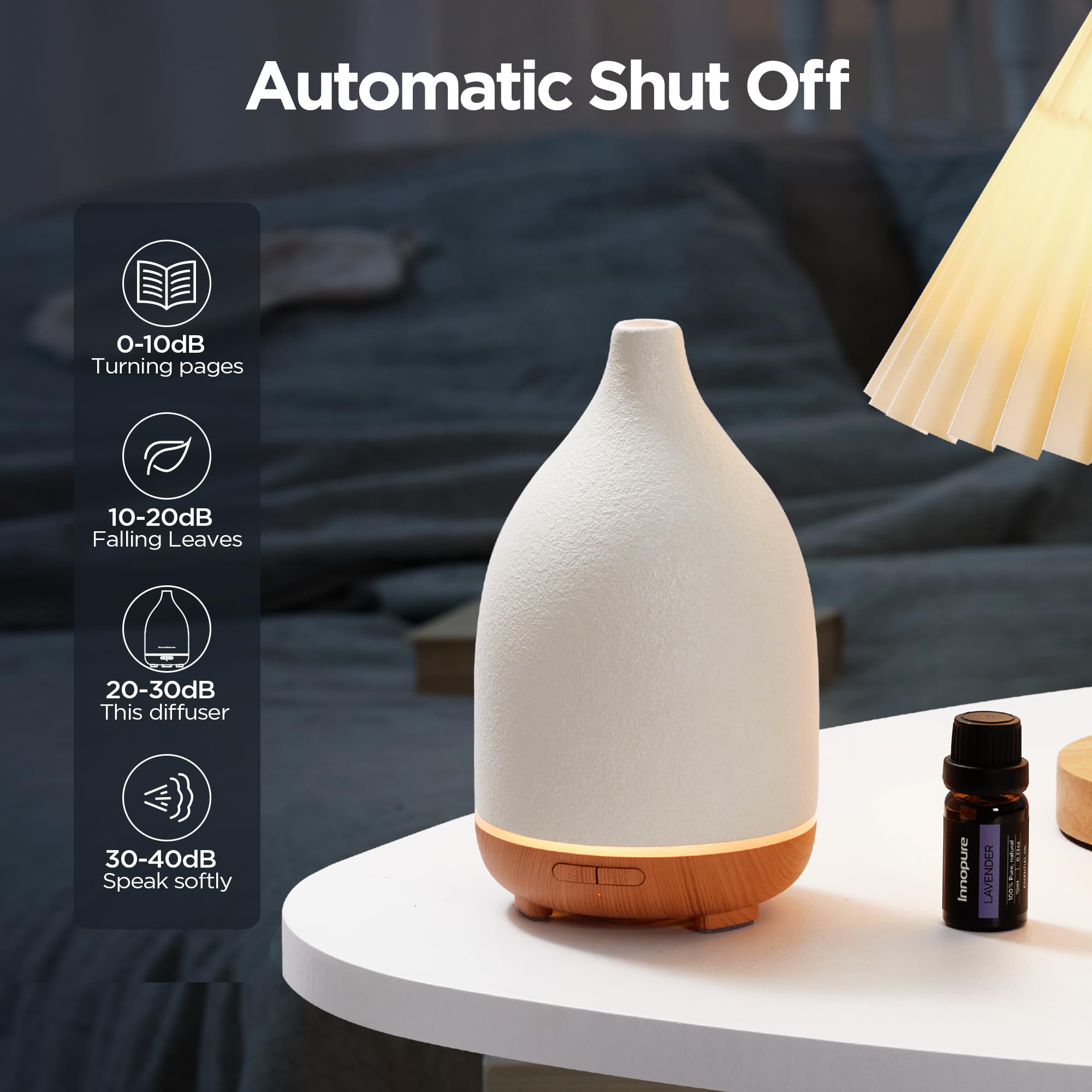 InnoGear ceramic aroma diffuser makes a thoughtful gift for home wellness.