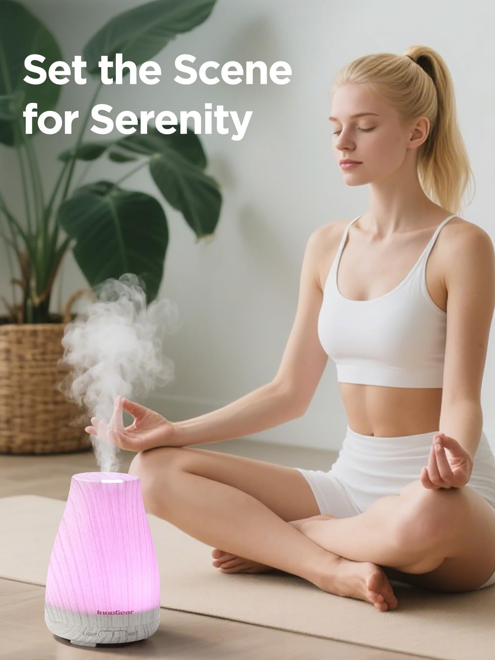 InnoGear diffuser made with premium PP materials ensuring nano mist quality.