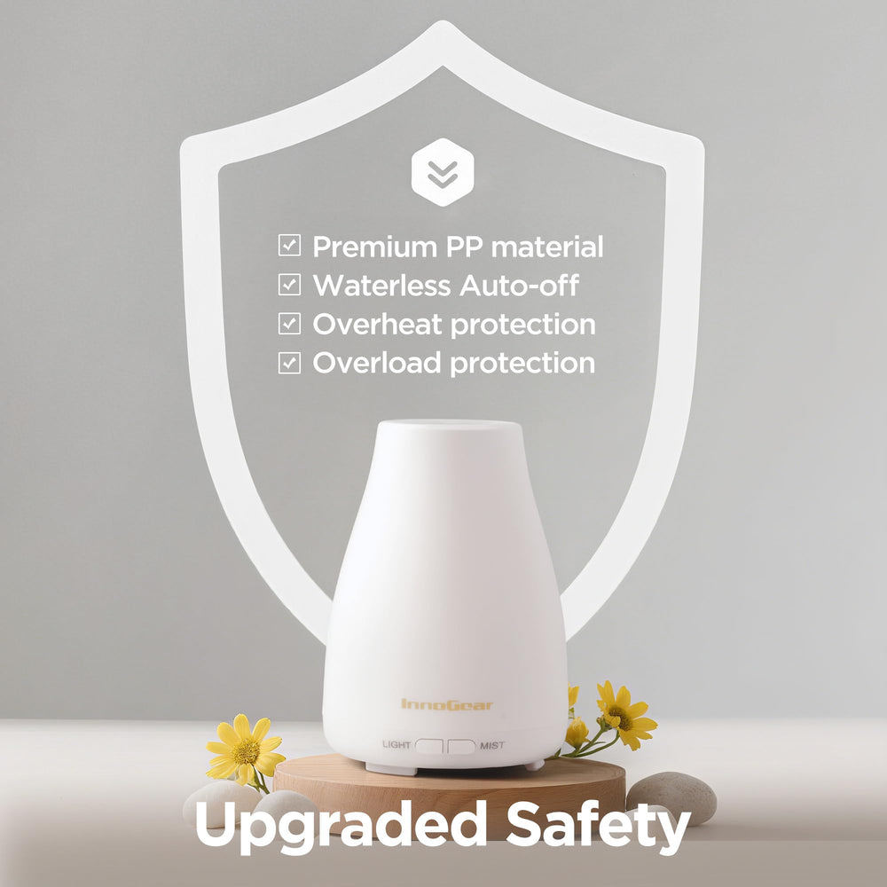 InnoGear diffuser operates quietly to preserve peaceful spaces