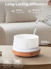InnoGear diffuser remote enabling mist and light control from across the room.