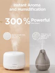InnoGear diffuser strong mist mode delivering noticeable aroma diffusion.